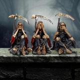 Something Wicked Three Wise Reaper Figurines