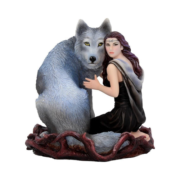 Soul Bond Wolf Ornament by Anne Stokes