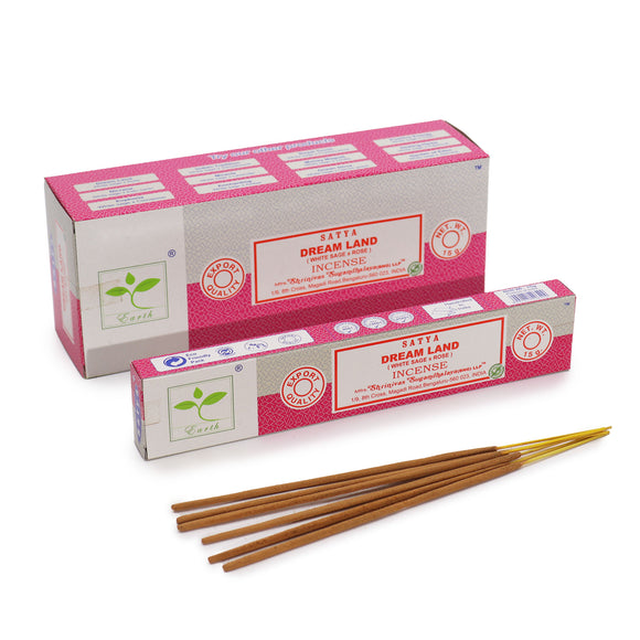 Special Satya Dream Land Incense Sticks - White Sage & Rose