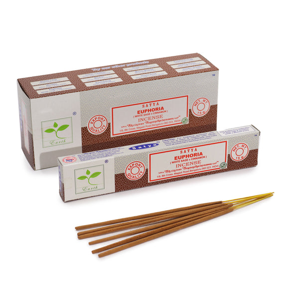 Special Satya Euphoria Incense Sticks - White Sage & Cinnamon