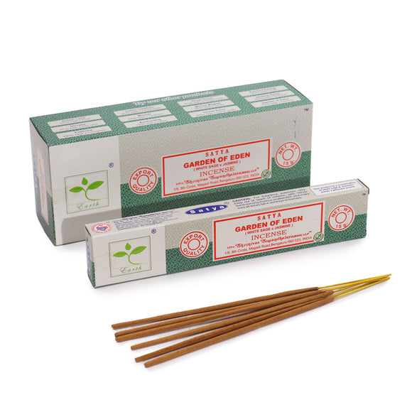 Special Satya Garden of Eden Incense Sticks - White Sage & Jasmine