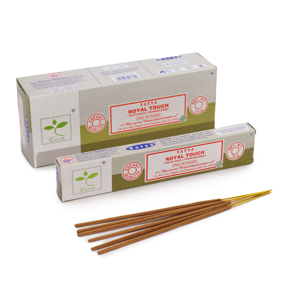 Special Satya Royal Touch Incense Sticks - White Sage & Frankincense