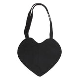 Spiderweb Heart Satin Tote Bag