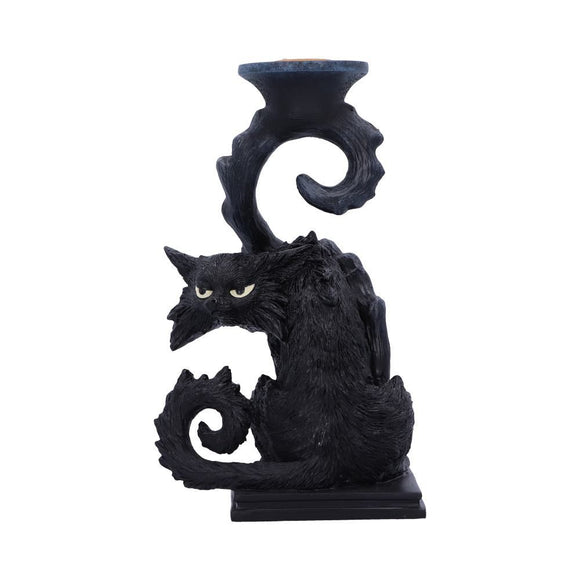 Spite Black Cat Candlestick Holder