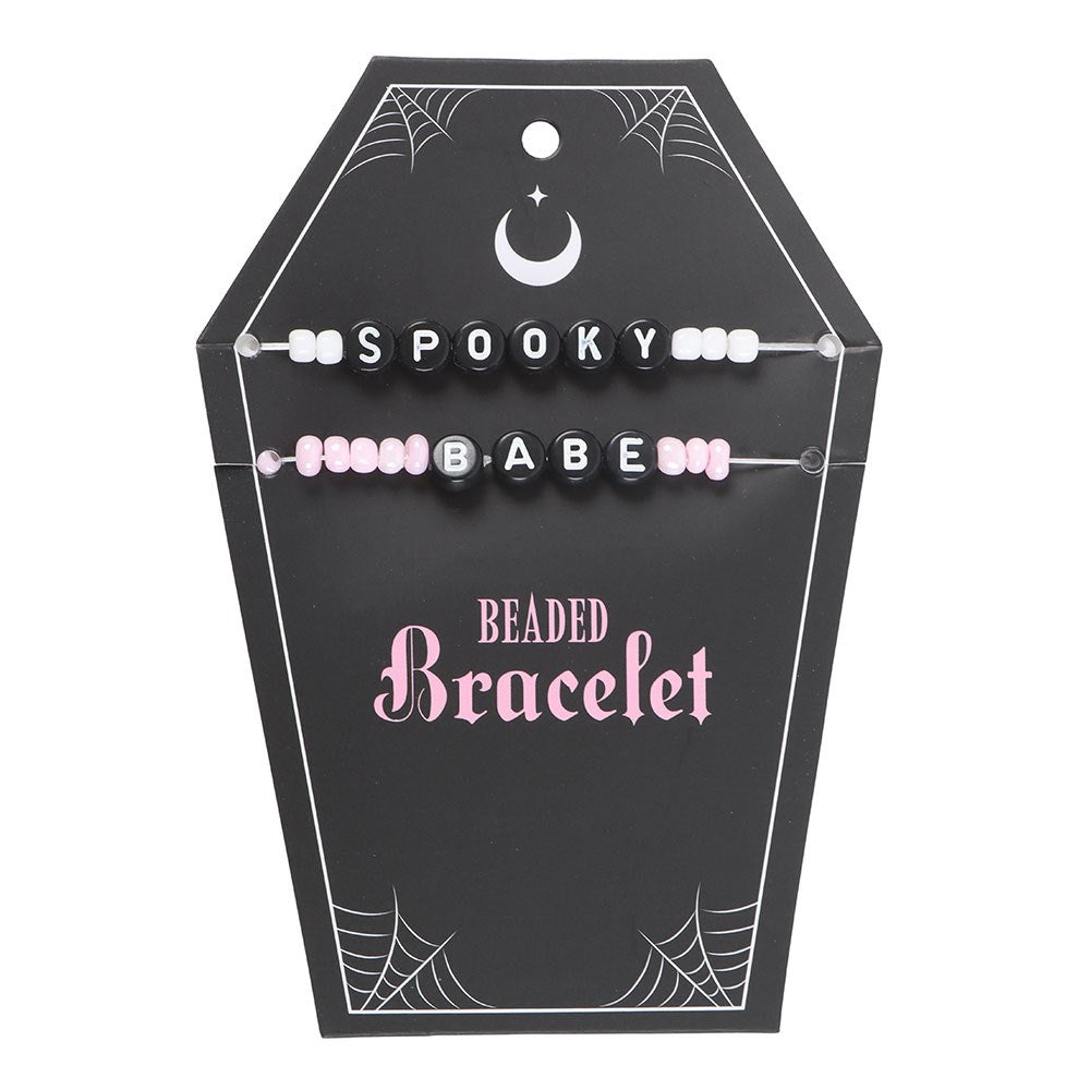 Spooky Babe Beaded Bracelet Set