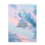 Stay Wild Moonstone Crystal Moon Greeting Card