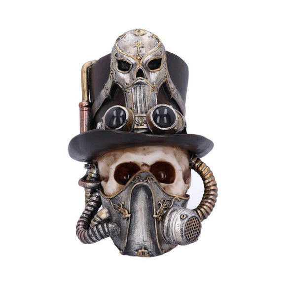 Steampunk Breathe Easy Skull