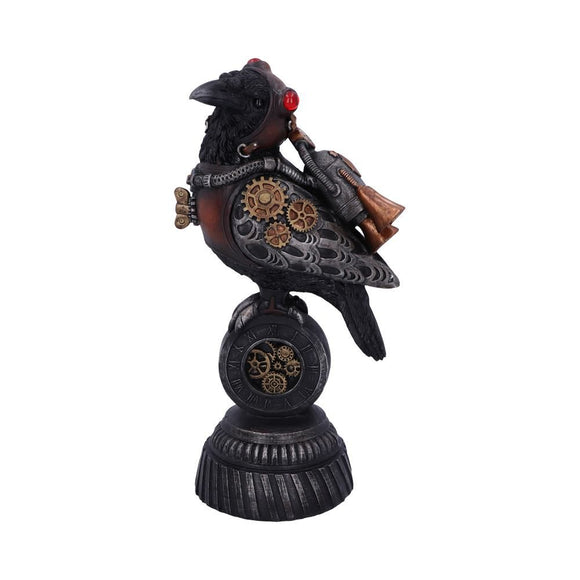 Steampunk Rivet Raven