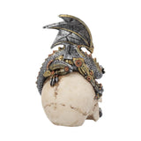 Steel Wing Steampunk Dragon Skull