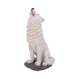 Storms Cry Howling White Wolf Figurine (Large)