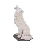 Storms Cry Howling White Wolf Figurine (Large)