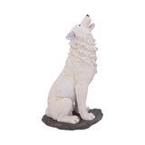 Storms Cry Howling White Wolf Figurine (Large)
