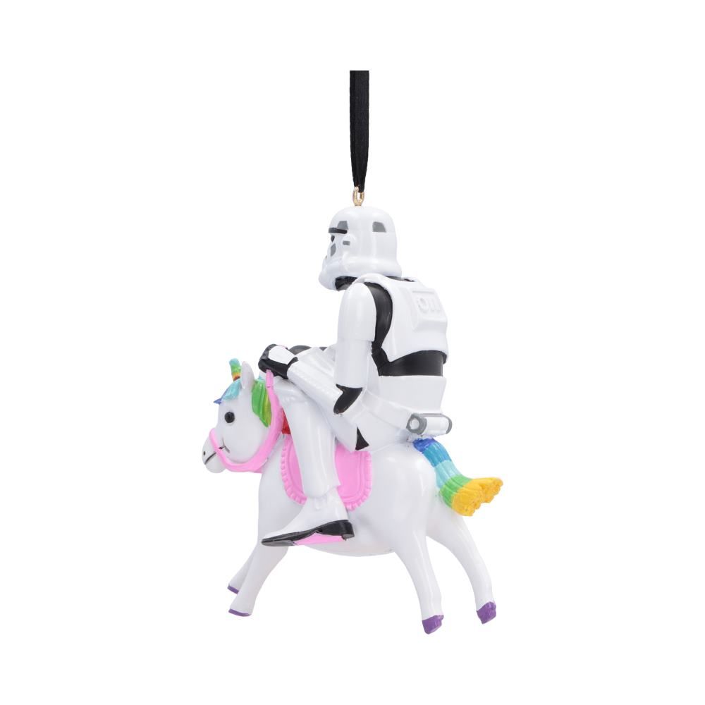 Stormtrooper Giddy Up ornament side view