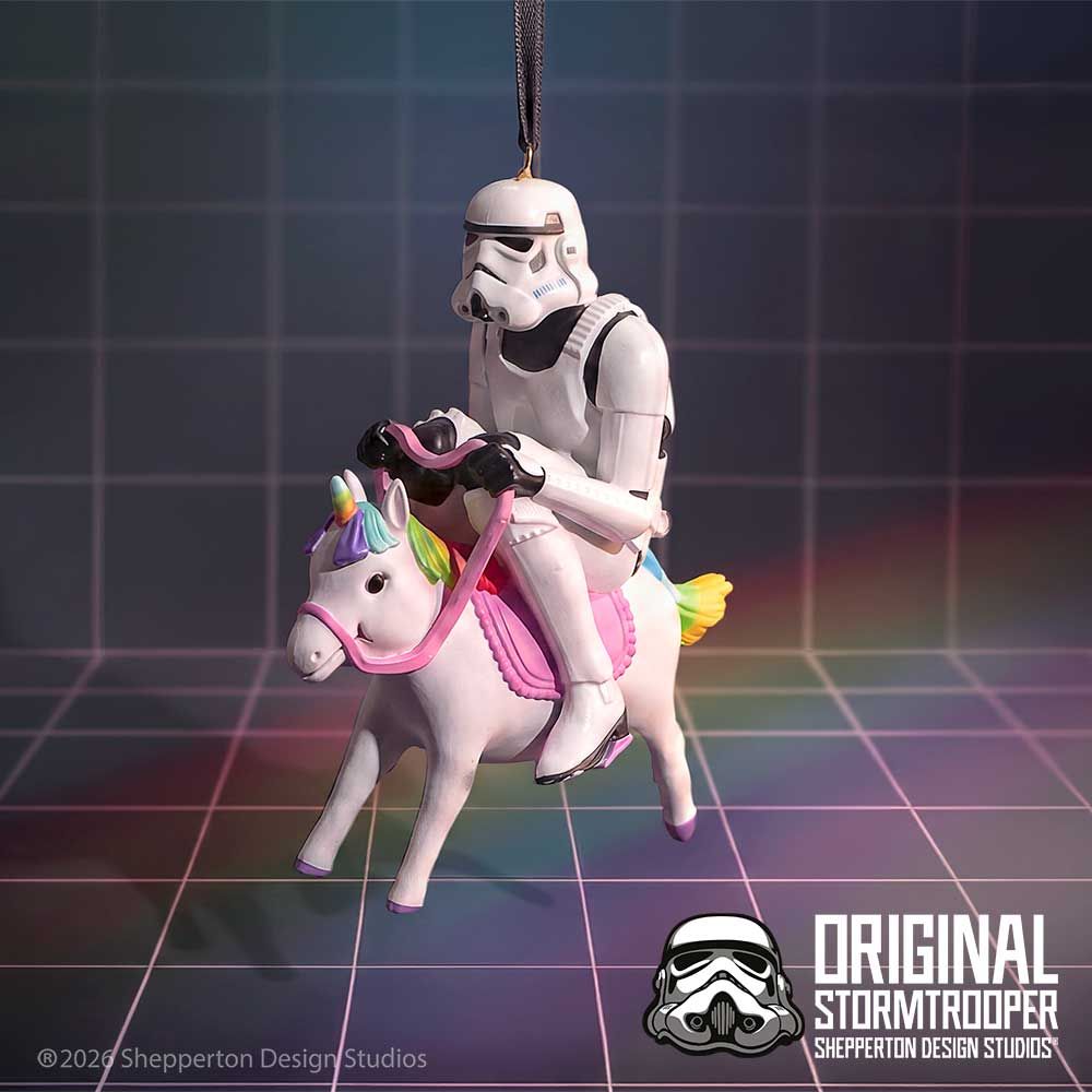 Original Stormtrooper Giddy Up hanging ornament