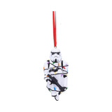 Stormtrooper In Fairy Lights Hanging Ornament