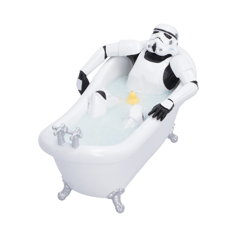 Angled view of Original Stormtrooper Splish Splash figurine