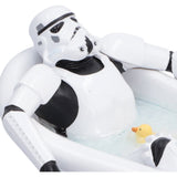 Close-up of Stormtrooper relaxing inside the bathtub