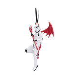 Side view of Stormtrooper devil hanging ornament
