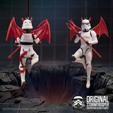 Front and rear views of Original Stormtrooper hanging ornament