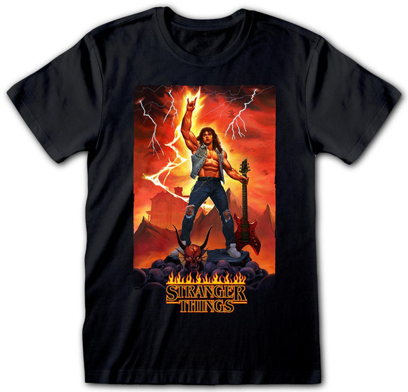 Stranger Things 4 - Eddie Rocks T-Shirt
