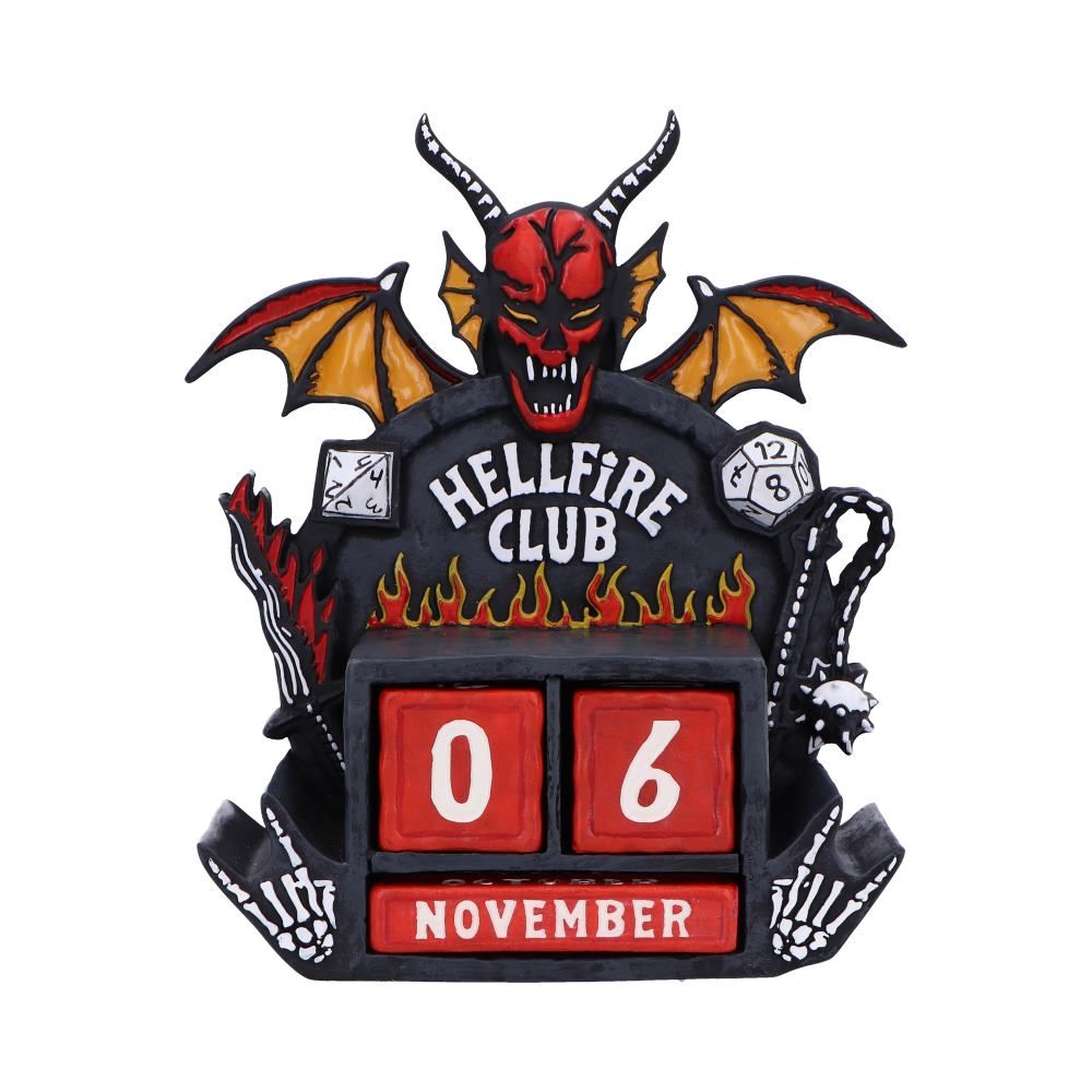 Stranger Things Hellfire Club perpetual desk calendar