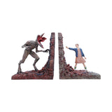 Stranger Things Upside Down bookends featuring Eleven and the Demogorgon