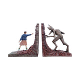 Separated Stranger Things bookends showing Eleven facing the Demogorgon