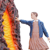Close-up of Eleven forcing the Demogorgon into the Upside Down
