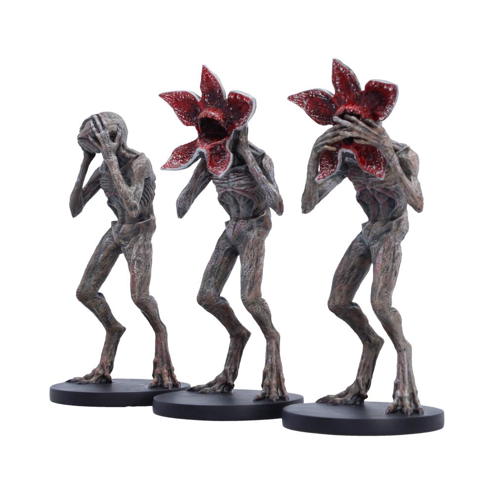 Three Wise Demogorgons See Hear Speak No Evil figurines