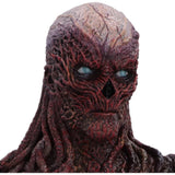 Close-up of Vecna’s face, blue eyes and sculpted skin