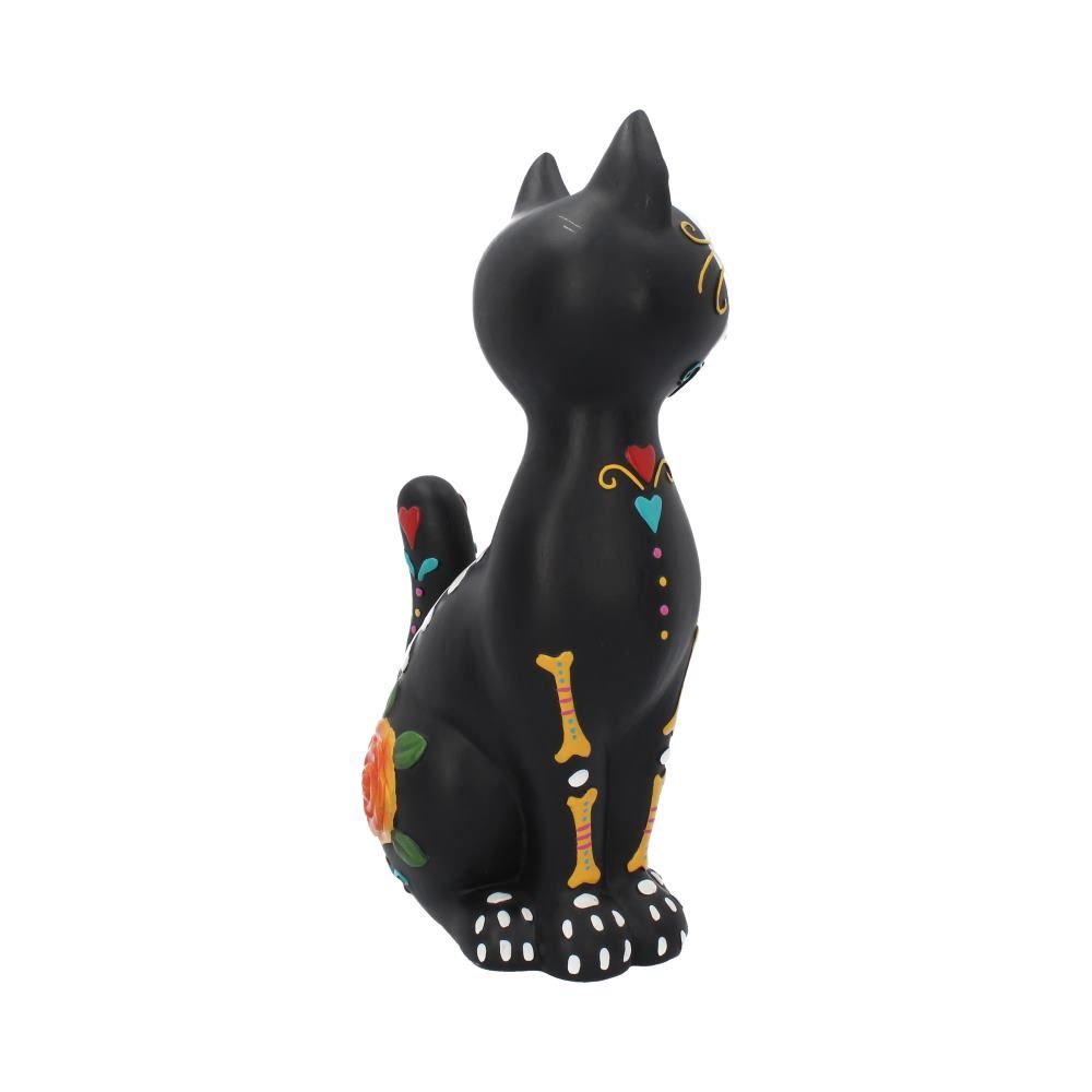 Back view of Sugar Kitty resin cat figurine