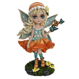 Summer Fae Fairy Figurine with Butterflies