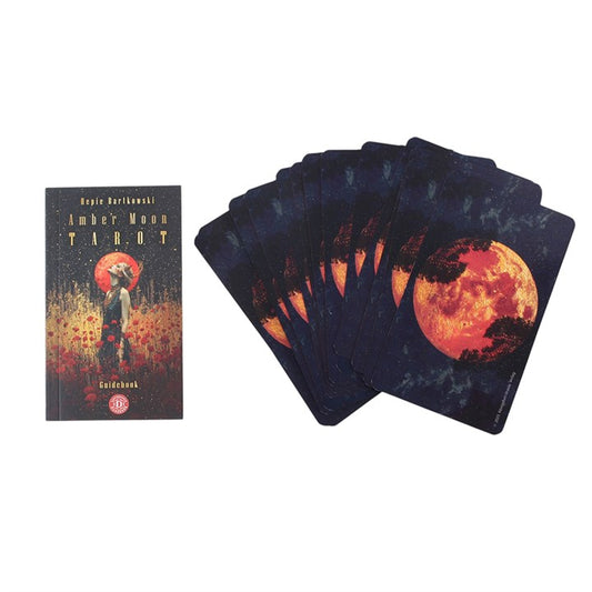 Amber Moon 78-card tarot deck and guidebook