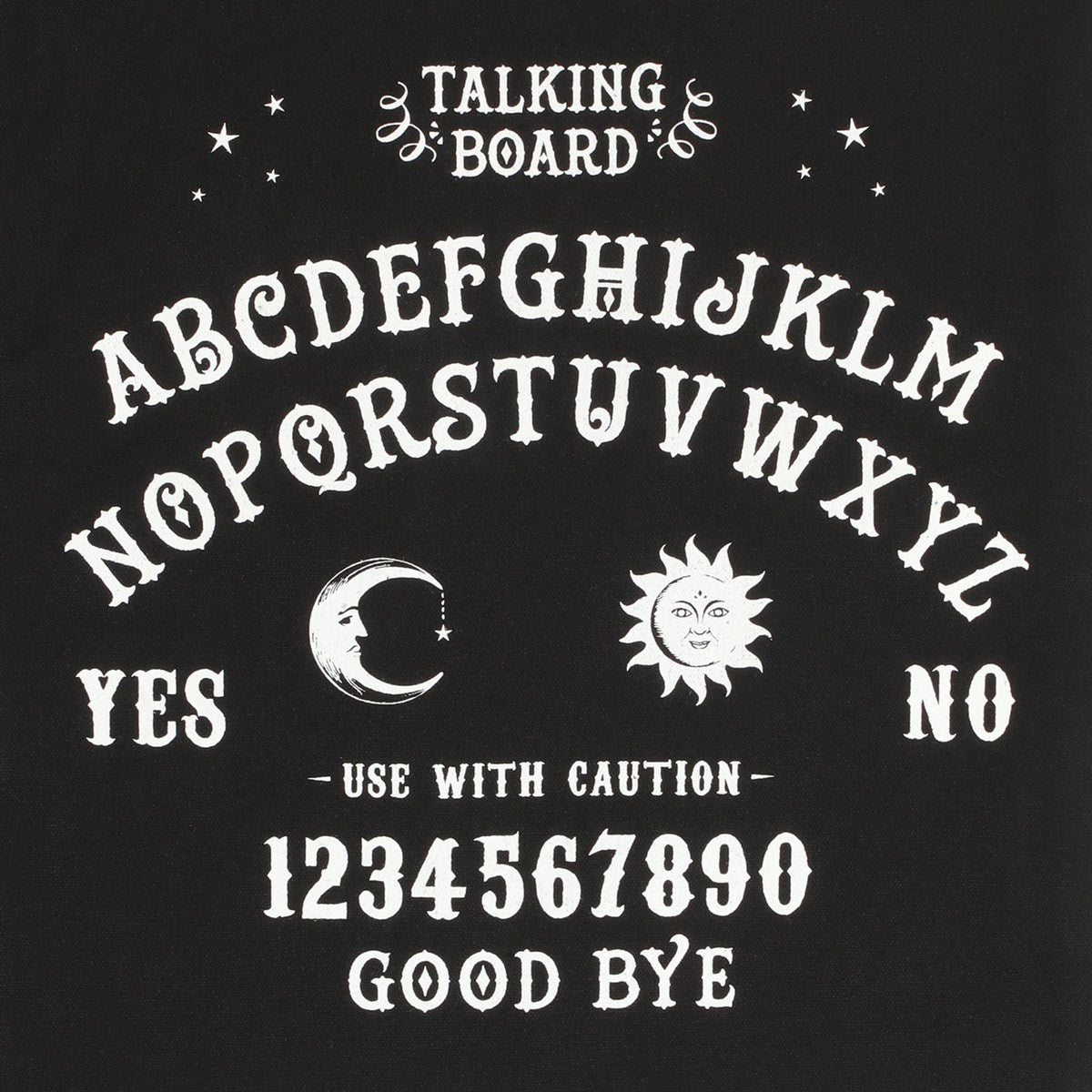Ouija Board Black Tote Bag