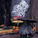 Talyse Black Glitter Forest Witch Ornament