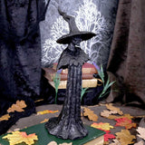 Talyse Black Glitter Forest Witch Ornament