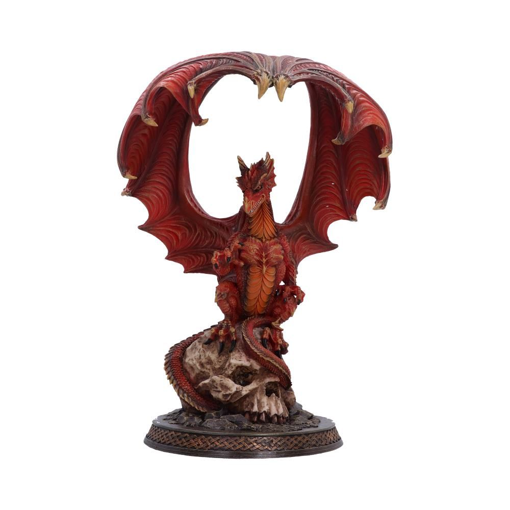 The Ember King red dragon figurine by Nemesis Now