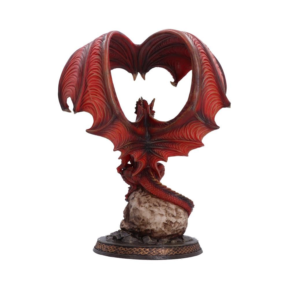 Back of Ember King dragon figurine