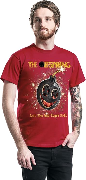 The Offspring Hot Sauce red band T-shirt being worn