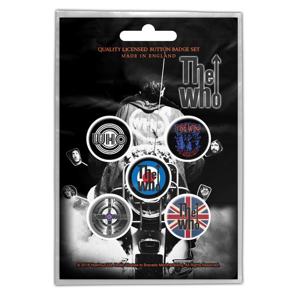 The Who Button Badge Set: Quadrophenia