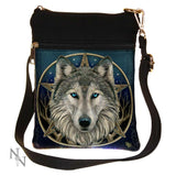 The Wild One Wolf Shoulder Bag by Lisa Parker