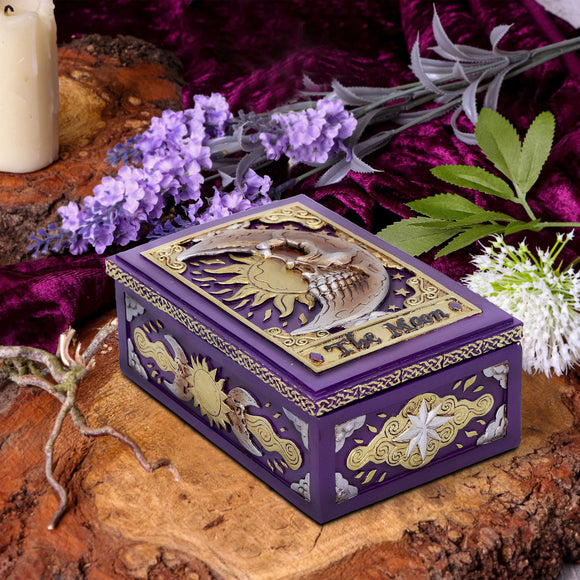 Skull Moon Tarot Trinket Box