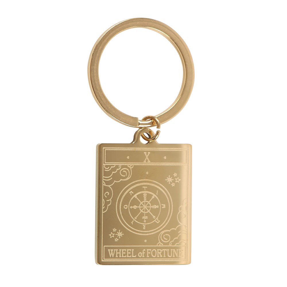 The Wheel of Fortune Tarot Keyring