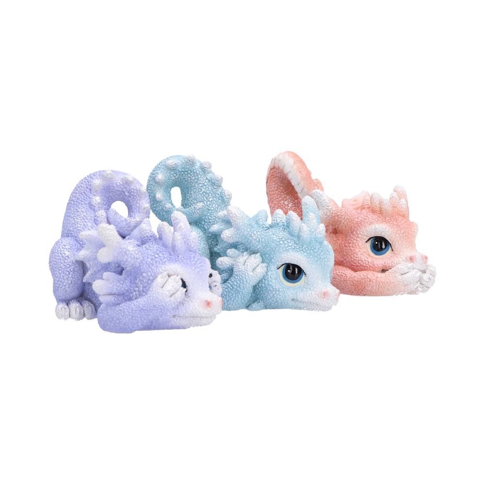 Colorful Dragonling figurines