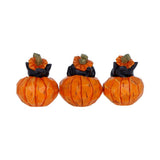 Three Wise Halloween Pumpkin Patch Cats