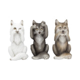 Three Wise Wolves Ornaments