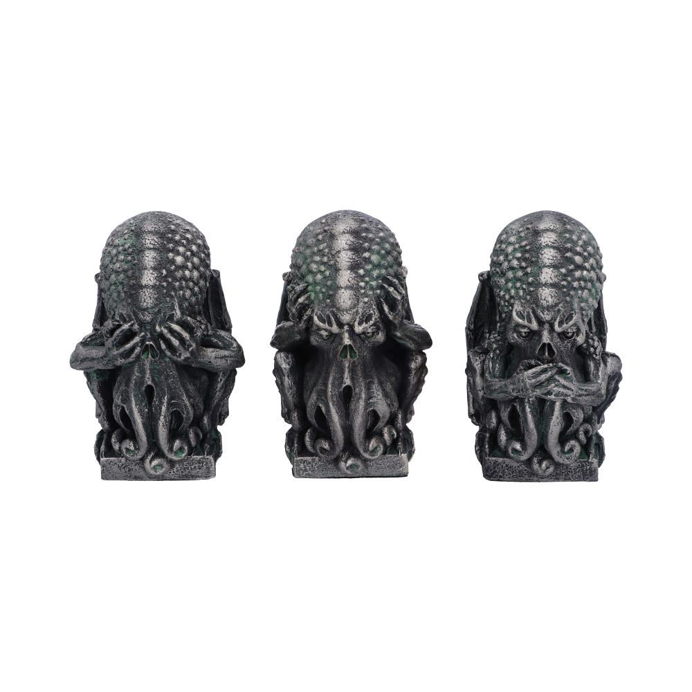 Three Wise Cthulhu Figurines