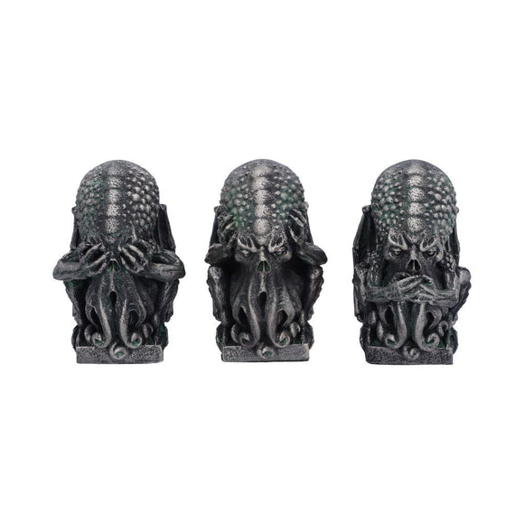 Three Wise Cthulhu Figurines