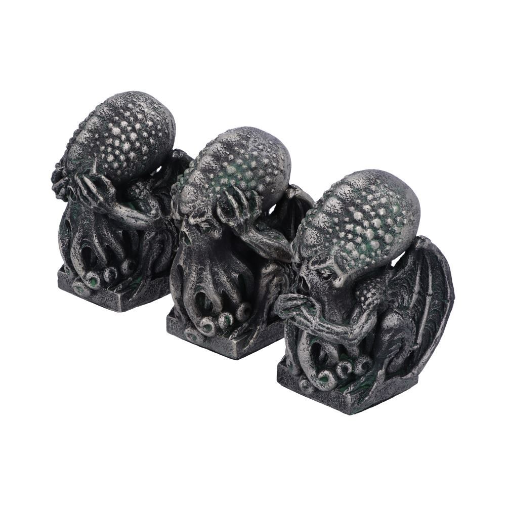 Three Wise Cthulhu Figurines