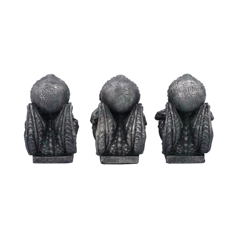 Three Wise Cthulhu Figurines